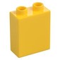 Duplo Brick 1 x 2 x 2 with Bottom Tube and '2017 LEGOLAND Castle Hotel' Print