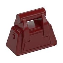 Bag / Handbag / Purse Angular with Zipper [Plain]