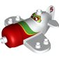 Duplo Airplane with El Chupacabra Print