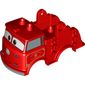 Duplo Car Body Truck with 'Red' Fire Logo Print (Fits over Car Base 2 x 4)
