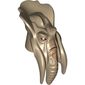 Minifig Head Special, Geonosian with Black Eyes, Nose and Mouth Print (Poggle the Lesser)