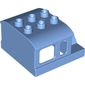 Duplo Train Steam Engine Cabin Roof 2 x 3 Studs