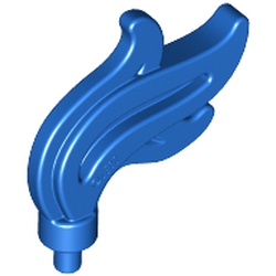 LEGO part FEATHER in Bright Blue/ Blue