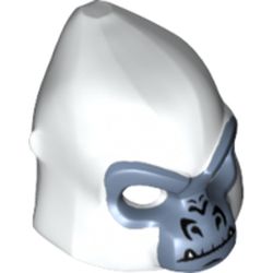 Mask Gorilla with Sand Blue Face and Fangs Print