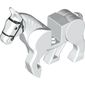 Animal, Horse, Moveable Legs with Black Bridle and Silver Buckles Print