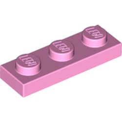 LEGO part 3623 Plate 1 x 3 in Light Purple/ Bright Pink