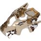 Fairing, Fly Wheel, Wolf Shape with White Patches and Brown Stitch Markings Print