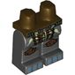 Hips and Black Legs with Loincloth and Gray Toes Print