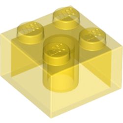 LEGO part element render in color 46 - Trans-Yellow LEGO part element render in color 46 - Trans-Yellow