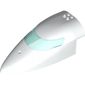 Aircraft Fuselage Curved Forward 8 x 16 x 5 with Trans-Light Blue Glass