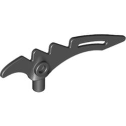 Weapon Scythe / Crescent Blade Serrated with Bar