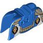 Animal / Creature Accessory, Horse Barding, Smooth Edge with Lion Heads and Gold Armor Plates Print
