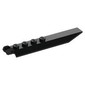 Hinge Plate 1 x 8 Locking with Angled Side Extensions, Squared Plate Underside, 7 Teeth