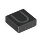 Tile 1 x 1 with letter Capital U Print