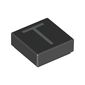 Tile 1 x 1 with letter Capital T Print