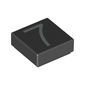 Tile 1 x 1 with Silver Number 7 Print
