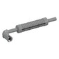 Exhaust Pipe with Technic Pin - Flat End, Rounded Hole