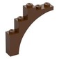 Brick Arch 1 x 5 x 4 [Continuous Bow, Raised Underside Cross Supports]