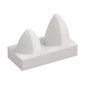 Tile Special 1 x 2 with Two Vertical Teeth / Tooth