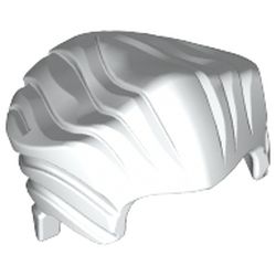 LEGO part 64798 MINI WIG, NO. 2 in White