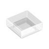 Trans-Clear Tile 1 x 1 with Groove