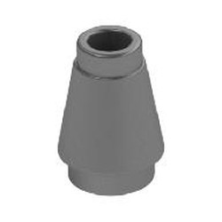 LEGO part   in Cool Silver Drum Lacquered / Metallic Silver