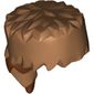 Raccoon Skin Cap with Brown Tail Rings Print
