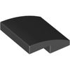 Black Slope Curved 2 x 2 x 2/3