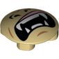 Plate Round 2 x 2 with Rounded Bottom [Boat Stud] with Gorilla Face Print