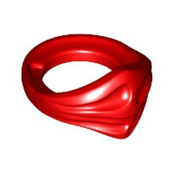 LEGO part 10015619 MINI  MASK NO. 1 in Bright Red/ Red