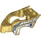 Fairing, Fly Wheel, Open Top Bird Raptor Shape with White Scaled Armor Print