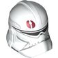 Helmet Clone Trooper Phase 2, Closed Front, Dark Red Emblem Print