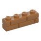 Brick Special 1 x 4 with Masonry Brick Profile
