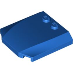 LEGO part PLATE 4X4X2/3 in Bright Blue (6055328|45677)