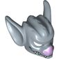 Mask Bat with Fangs and Purple Nose Print