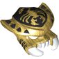 Mask Scorpion with White Fangs and Pincers, Black Spikes and Scorpion Emblem Print
