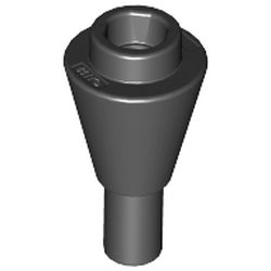 Cone 1 x 1 Inverted with Bar at Bottom (Ice Cream Cone)