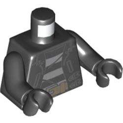 LEGO part MINI UPPER PART NO. 2503 in Black
