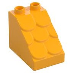 Duplo Brick 3 x 2 x 2 Slope Shingled