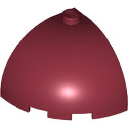 LEGO part 88293 ARCH BRICK 3X3X2 in Dark Red