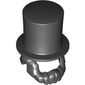 Hair and Hat, Stovepipe Hat with Beard [Lincoln]