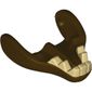 Creature Body Part, Warg Lower Jaw with Tan Teeth Print