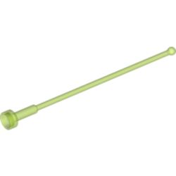 LEGO part 47094 ANTENNA 1X1X8 in Transparent Bright Green/ Trans-Bright Green