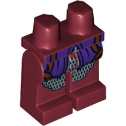Hips and Dark Red Legs with Laketown Guard Armour, Purple Robe Print