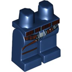 Hips and Dark Blue Legs with Gunbelt Print