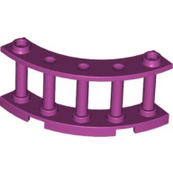 Fence Spindled 4 x 4 x 2 Quarter Round with 2 Studs