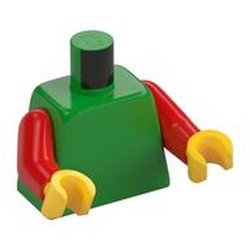 Torso, Red Arms, Yellow Hands [Plain]