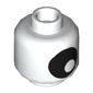 Minifig Head Mixel Eye, Large Black Eye with Pupil Print [Hollow Stud]
