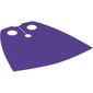 Neckwear Cape, Standard with Dark Purple Back [Traditional Starched Fabric]