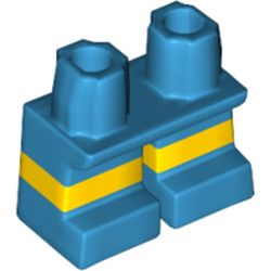 LEGO part 16709 MINI LEG in Dark Azure